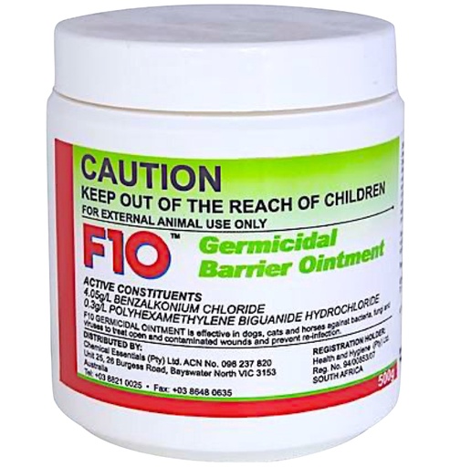 [E000402] F10 Germicidal Barrier Ointment 500 GM