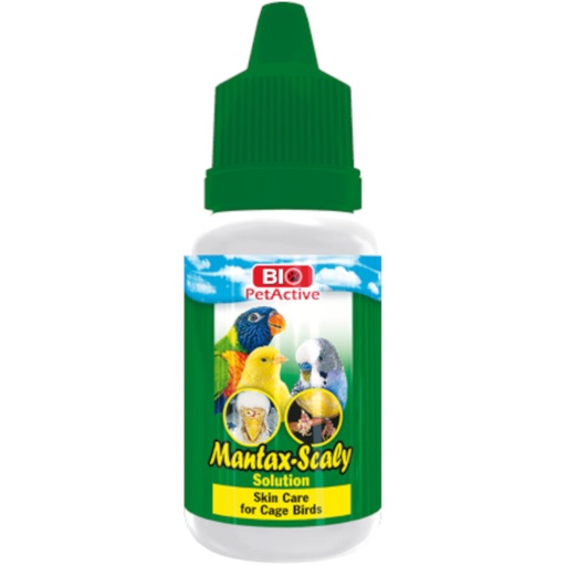 [E008754] Bio PetActive Mantax-Scaly  Skin Care for Cage Birds 20ml