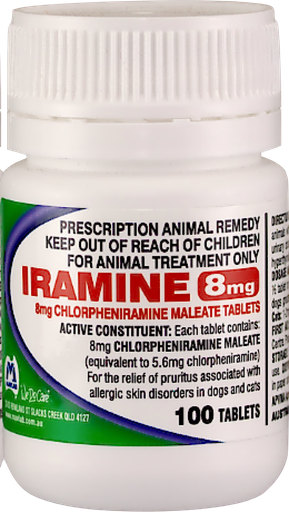 [E013663] Iramine 8mg tabs - 100tabs