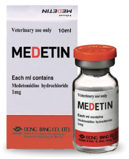 [E017426] Medetomidine 1mg 10ml (Medetin)