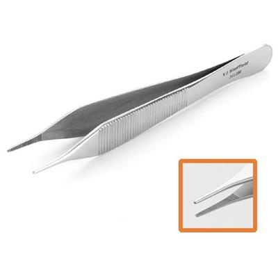 [E004136] Vi Adson Brown Forceps Serrated 5"