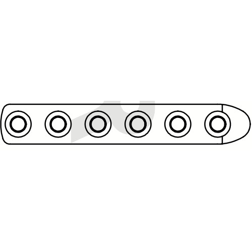 [E004611] Stacked Locking Plate 2.7mm/6Hole