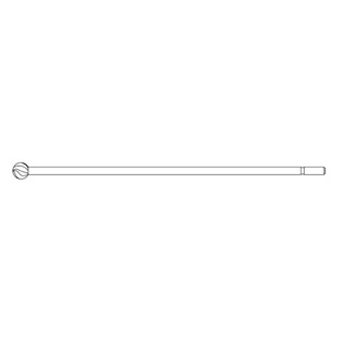 3mm Long Bur Carbide Round Non Sterile
