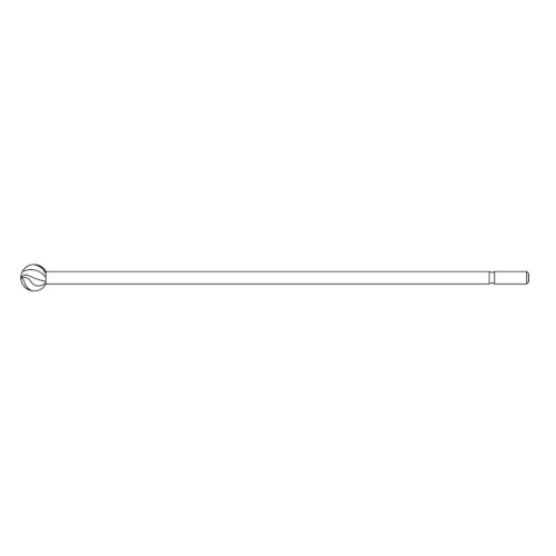 3mm Long Bur Carbide Round Non Sterile