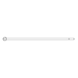 [E008196] 3mm Long Bur Carbide Round Non Sterile