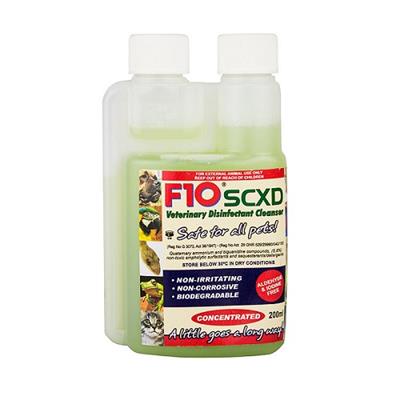 [E000408] F10 SCXD Veterinary Disinfectant Cleanser 200 ML