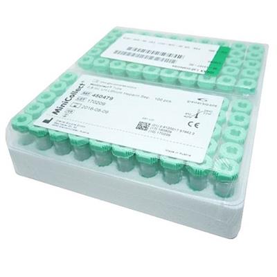 Minicollect Lithium Heparin 0.8ml -Green 100pcs.