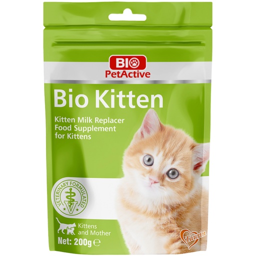 [E008729] Bio PetActive Bio Kitten (Kitten Milk Replacer) 200gm