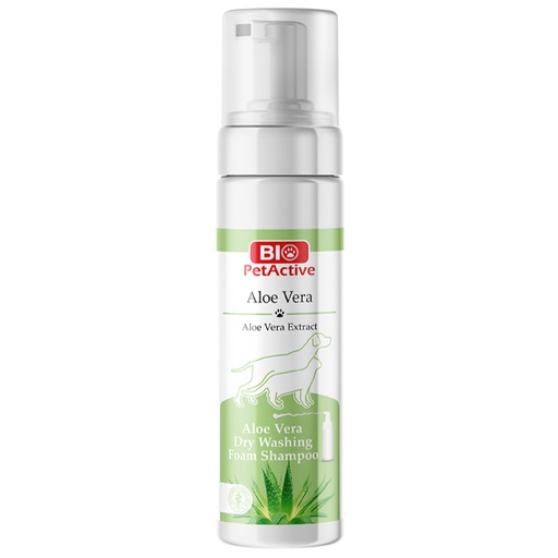 [E008739] Bio PetActive Aloe Vera Dry Washing Foam Shampoo 200ml