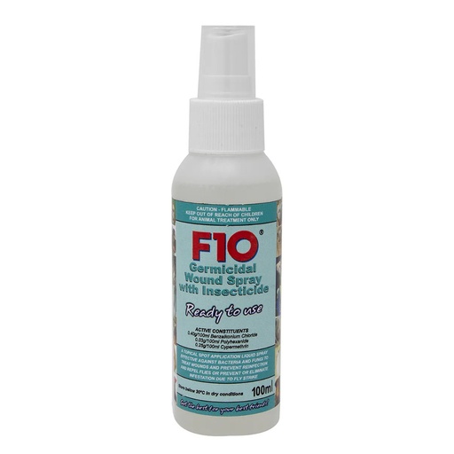 [E008881] F10 Germicidal Wound Spray with Insecticide 100 ML