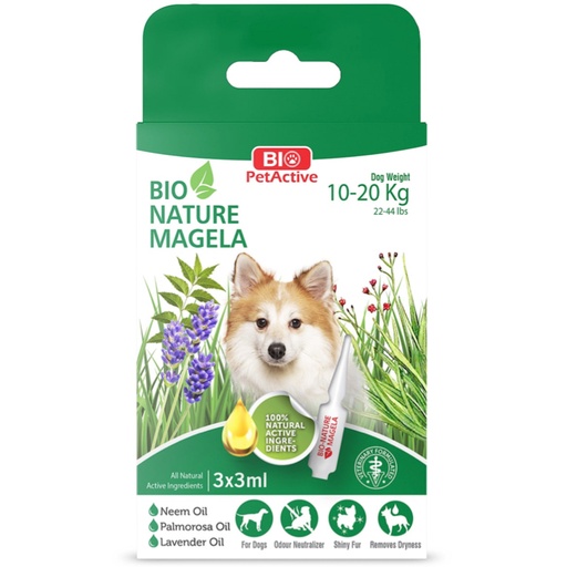 [E009302] Bio PetActive Bio-Nature Magela Dog 10-20Kg 3x1,5ml