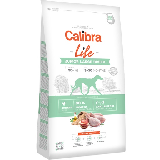 [E009926] Calibra Dog Life Junior Large Breed Chicken 2.5kg