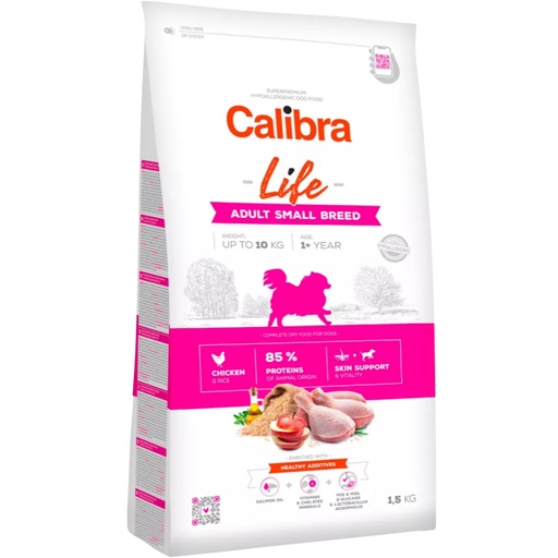 [E009931] Calibra Dog Life Adult Small Breed Chicken 6kg