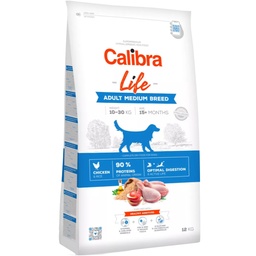 [E009934] Calibra Dog Life Adult Medium Breed Chicken 2.5kg