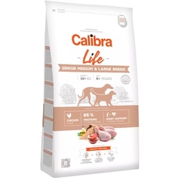 [E009945] Calibra Dog Life Senior Medium and Large Breed Chicken 12kg