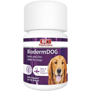 Bio PetActive Biodermdog Biotin and Zinc Tablet 75tabs 