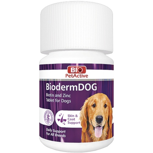 [E009979] Bio PetActive Biodermdog Biotin and Zinc Tablet 75tabs 