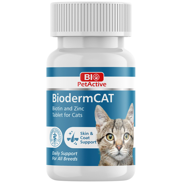Bio PetActive Biodermcat Biotin and Zinc Tablet 100tabs