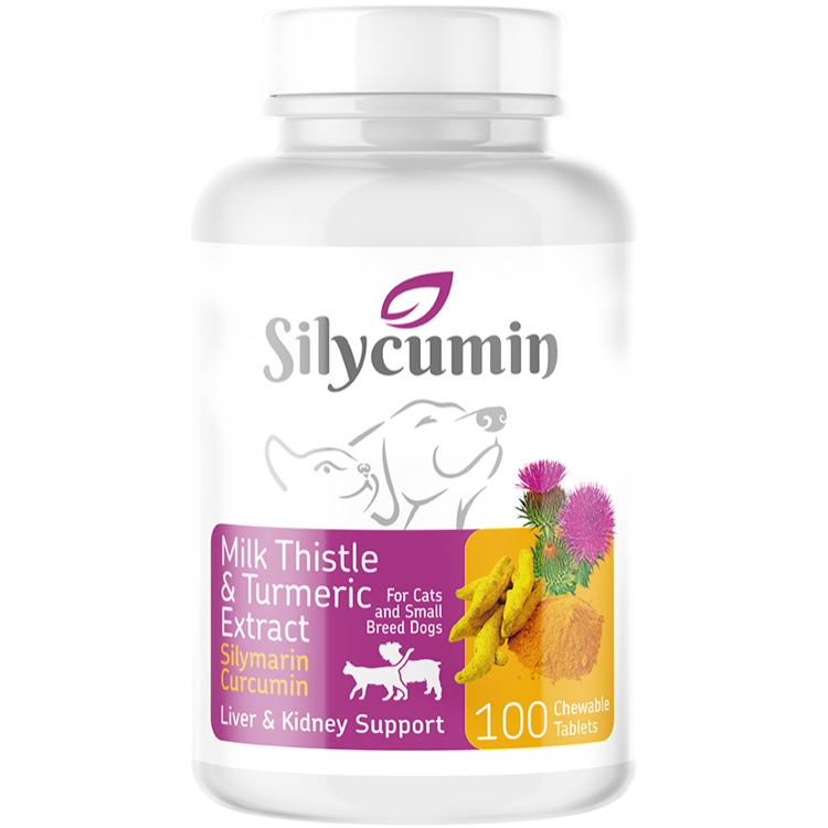 [E009981] Bio PetActive Silycumin Milk Thistle and Turmeric Extract 100tabs