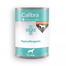 [E010110] Calibra Vd Cans Dog Hypoallergenic NP Horse 400g