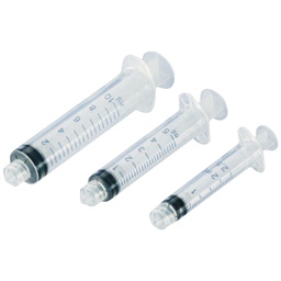 [E010318] Disposable 3-part Syringes Luer centre 3ml 1x100