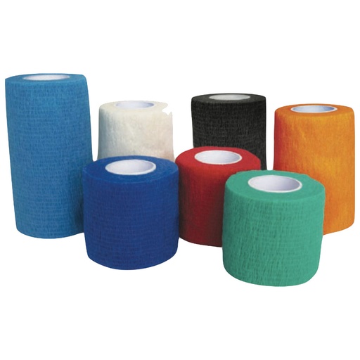 [E010336] Cohesive Bandages, 7,5 cm x 4,5 m (stretched), blue