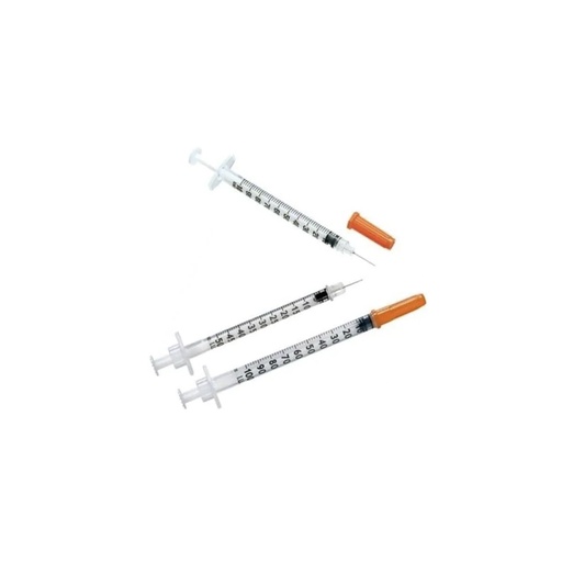 [E010354] Disposable Insulin Syringe U100 30G x 1/2" (0,3x12mm ) 100's