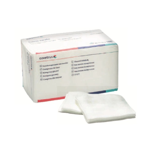 [E010358] Gauze swabs NS - 7,5x7,5cm - 12ply - 100's