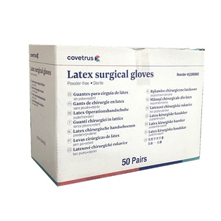 Sterile Surgeons Gloves - latex powder free - Size 7, 50pairs
