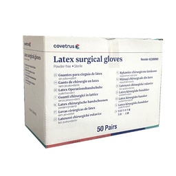 [E010380] Sterile Surgeons Gloves - latex powder free - Size 7, 50pairs