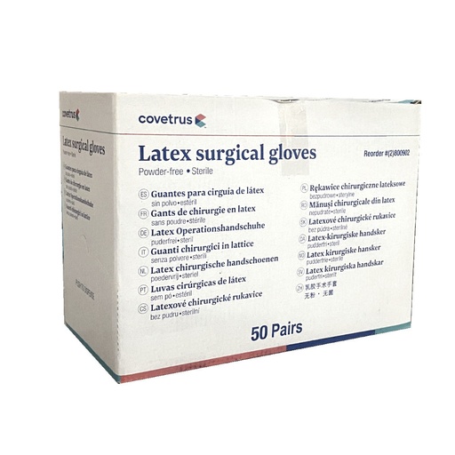 [E010412] Sterile Surgeons Gloves - latex powder free - Size 8 50