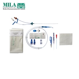 [E010476] Long Term MILACATH - 7Fr x 20cm (8in) with a 14Ga &amp; 18Ga lumen, 18Ga catheter introducer