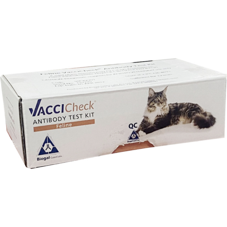 Feline VacciCheck – Panleukopenia, Herpes Virus & Calici Virus IgG Antibody Test Kit (12)