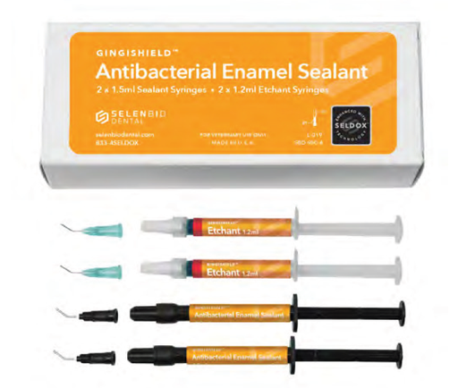 [E010487] GingiShield™ Antibacterial Enamel Sealant Kit - Veterinary