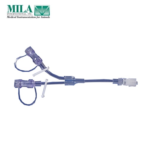 [E010575] High Flow Needle Free Y Extension Set-12Ga x 13cm (5.25in)