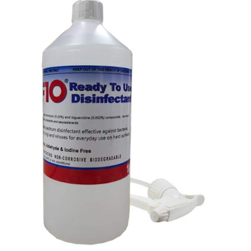 [E010642] F10 Ready To Use Disinfectant 1L w/ Trigger Spray