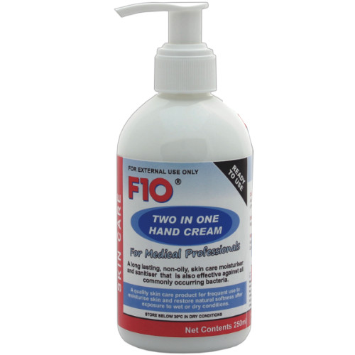 [E010646] F10 Two-In-One Hand Cream w/ Pump 250ml