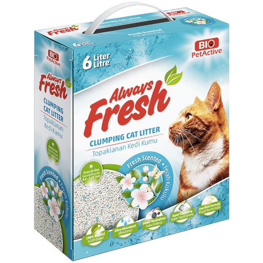 [E010768] Bio PetActive Always Fresh Perfumed Cat Litter 6 Liters
