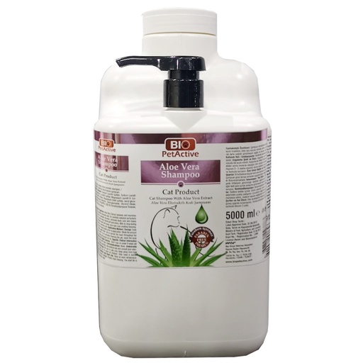[E010806] Bio PetActive Aloe Vera Shampoo for Cats 5L