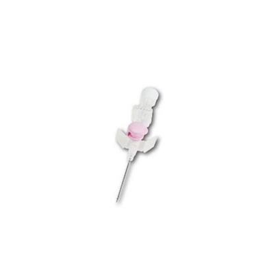 [E001692] I.V. Catheter With Port And Wings - G20 - 32mm - 10mm - Rose