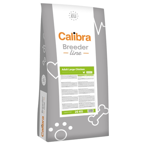 [E013754] Calibra Dog Breeder Line P Adult Large Breed - Chicken 20kg