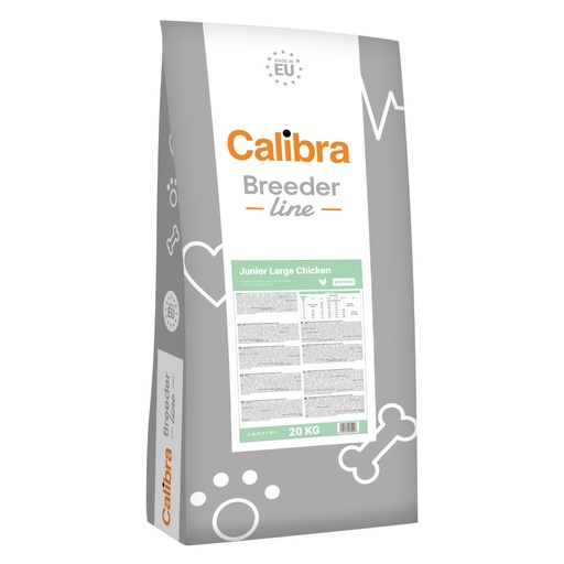 [E013755] Calibra Dog Breeder Line P Junior Large Chicken 20kg