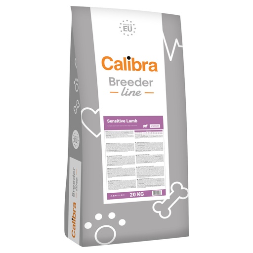 [E013756] Calibra Dog Breeder Line P Sensitive Lamb 20kg