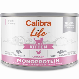 Calibra Cat Life Can Kitten Chicken 200g
