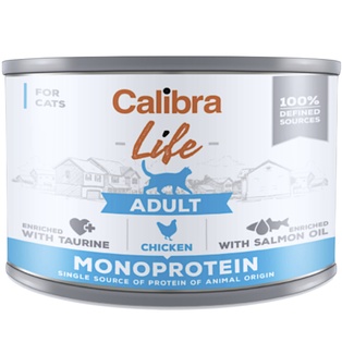Calibra Cat Life Can Adult Chicken 200g