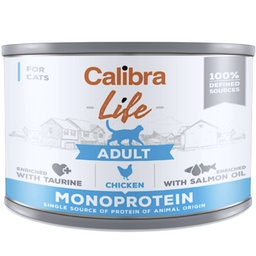 [E013767] Calibra Cat Life Can Adult Chicken 200g
