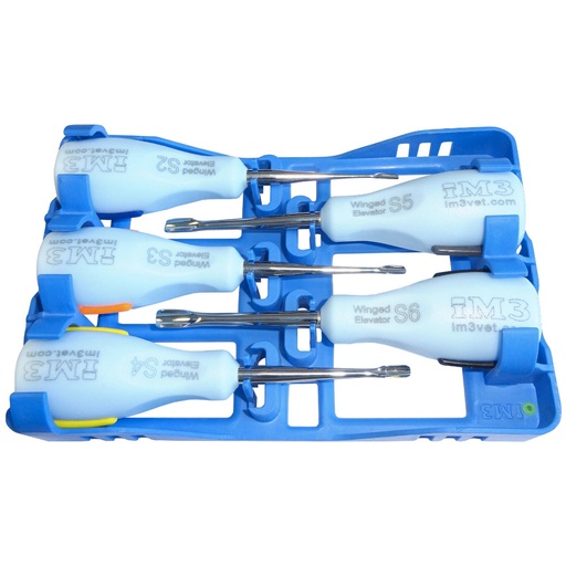 [E013832] 5 Piece Ergo Winged Elevator Set (Blue)