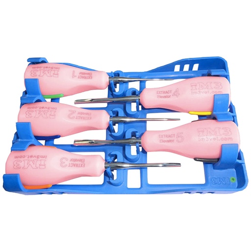 [E013833] 5 Piece Ergo Straight Elevator Set (Pink)