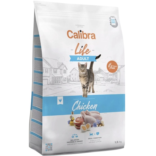 [E013983] Calibra Cat Life Adult Chicken 1,5kg