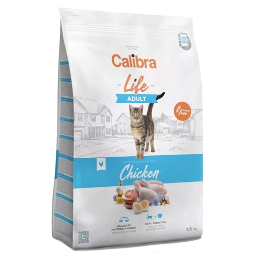 [E013985] Calibra Cat Life Adult Chicken 6kg